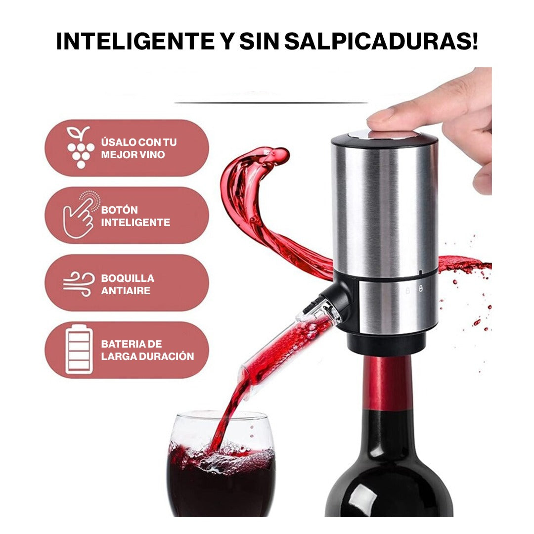 Aireador Eléctrico De Vino Dispensador Automático