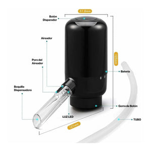 Aireador Eléctrico De Vino Dispensador Automático